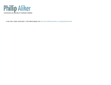 Tablet Screenshot of phillipaliker.co.uk